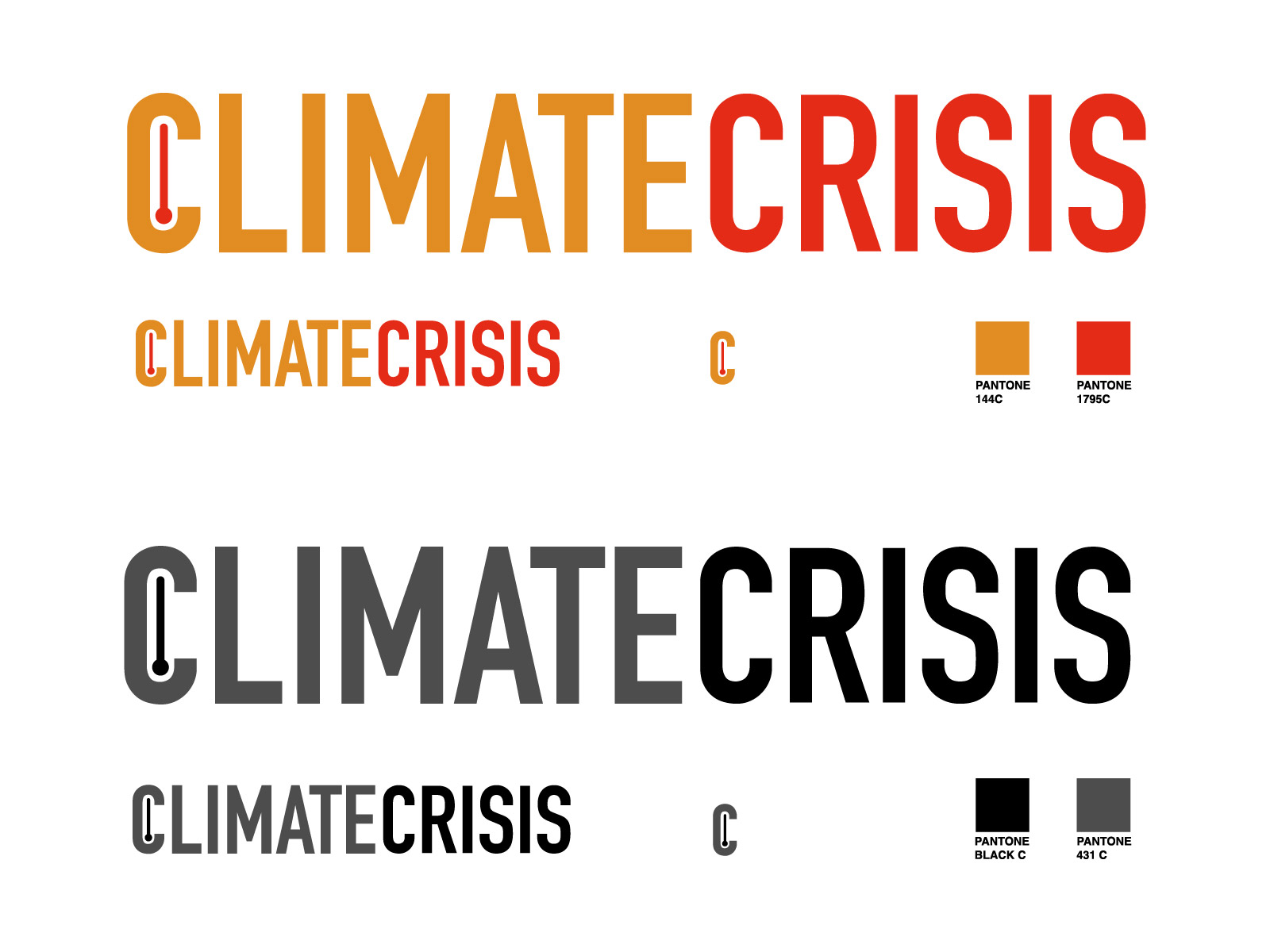 Brand Board for Climate Crisis