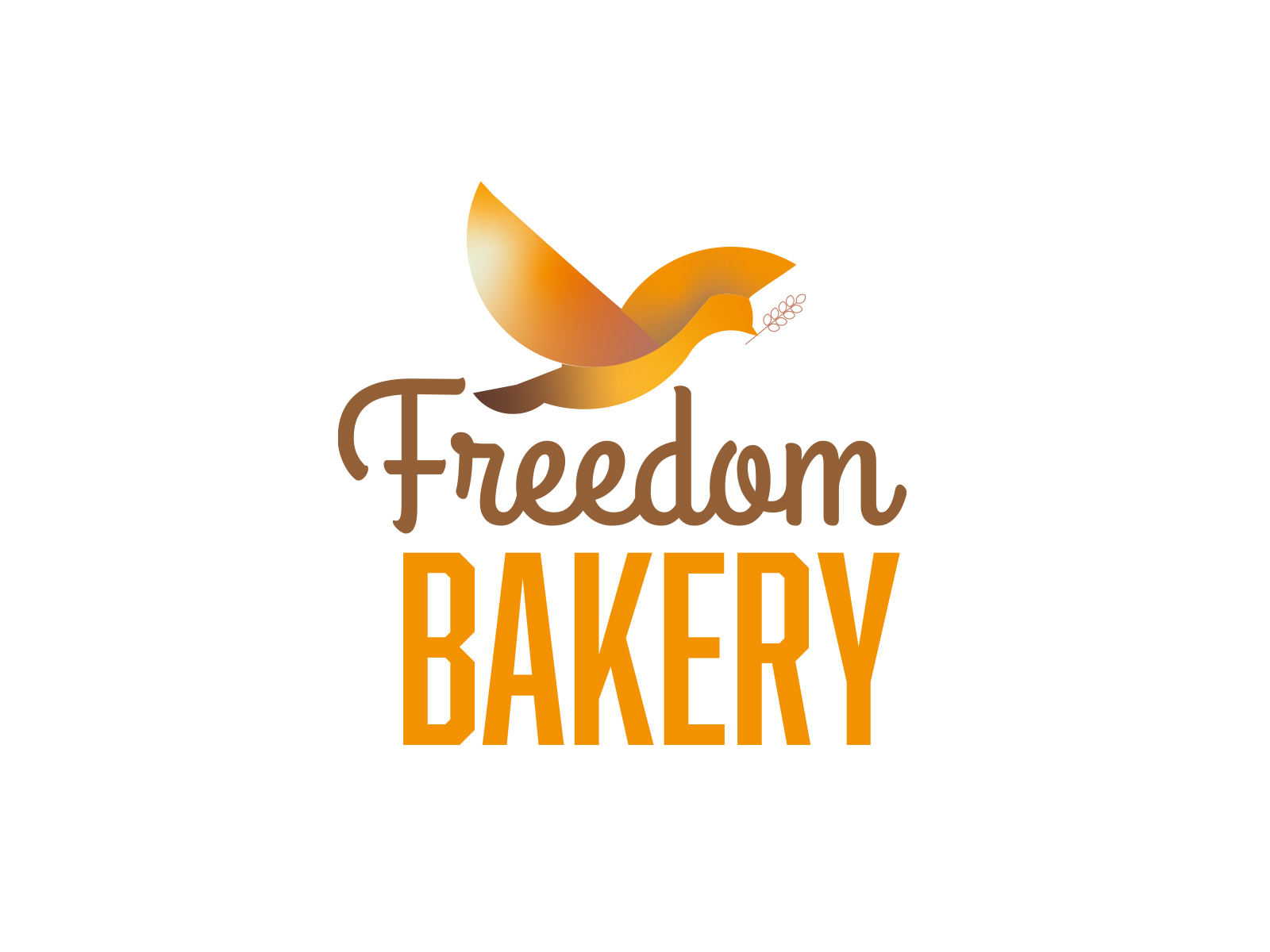 logo design for freedom Bakery 